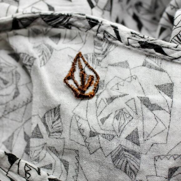 Volcom Floral Button Down Hi Low Midi Dress Size Small - Picture 10 of 12